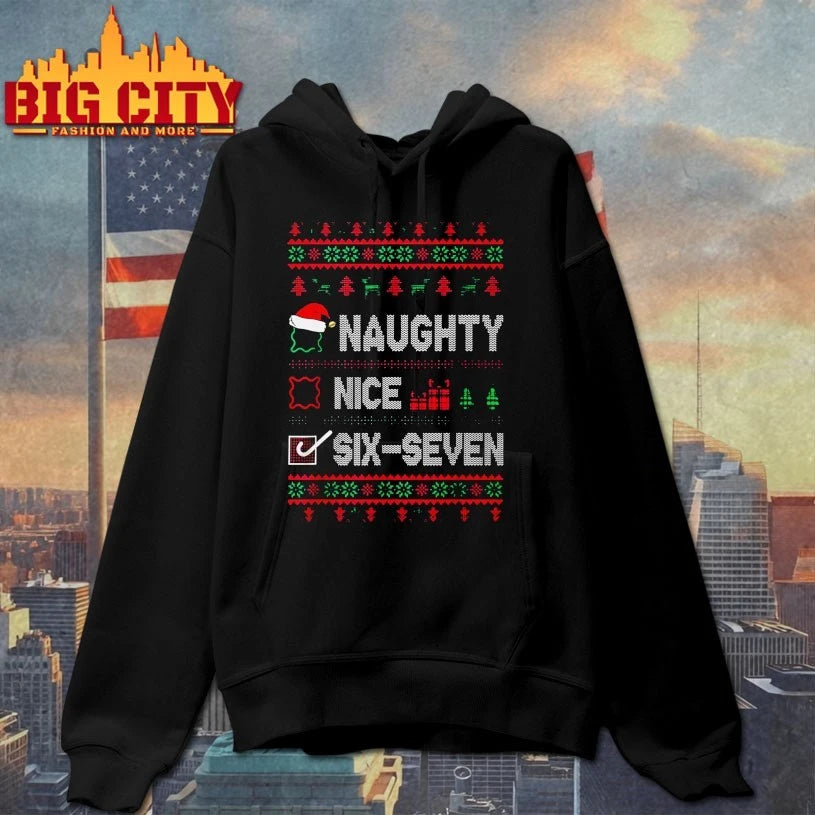 6-7 Meme Nice Naughty 67 Ugly Christmas shirt