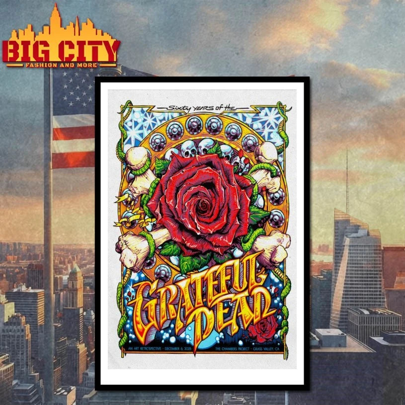 60 Years Of The Grateful Dead Dec 6 2025 in Nevada City CA Poster shirt
