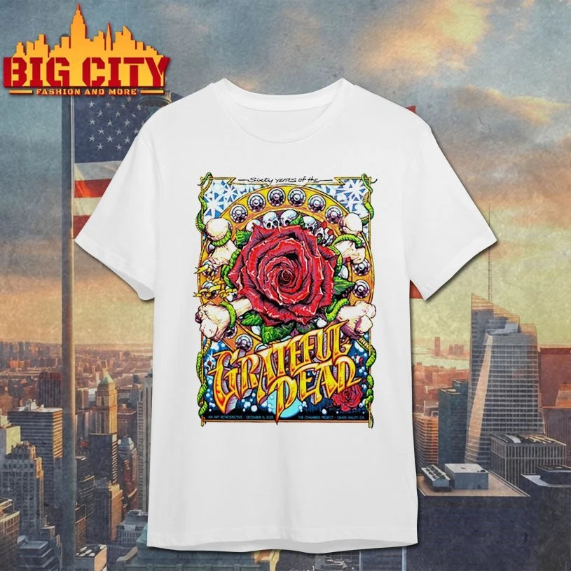 60 Years Of The Grateful Dead In Nevada City CA On Dec 6 2025 shirt