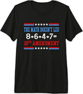 The Math Doesn't Lie! 8+6+4+7= 25th Amendment Vintage Premium Tri-Blend T-Shirt