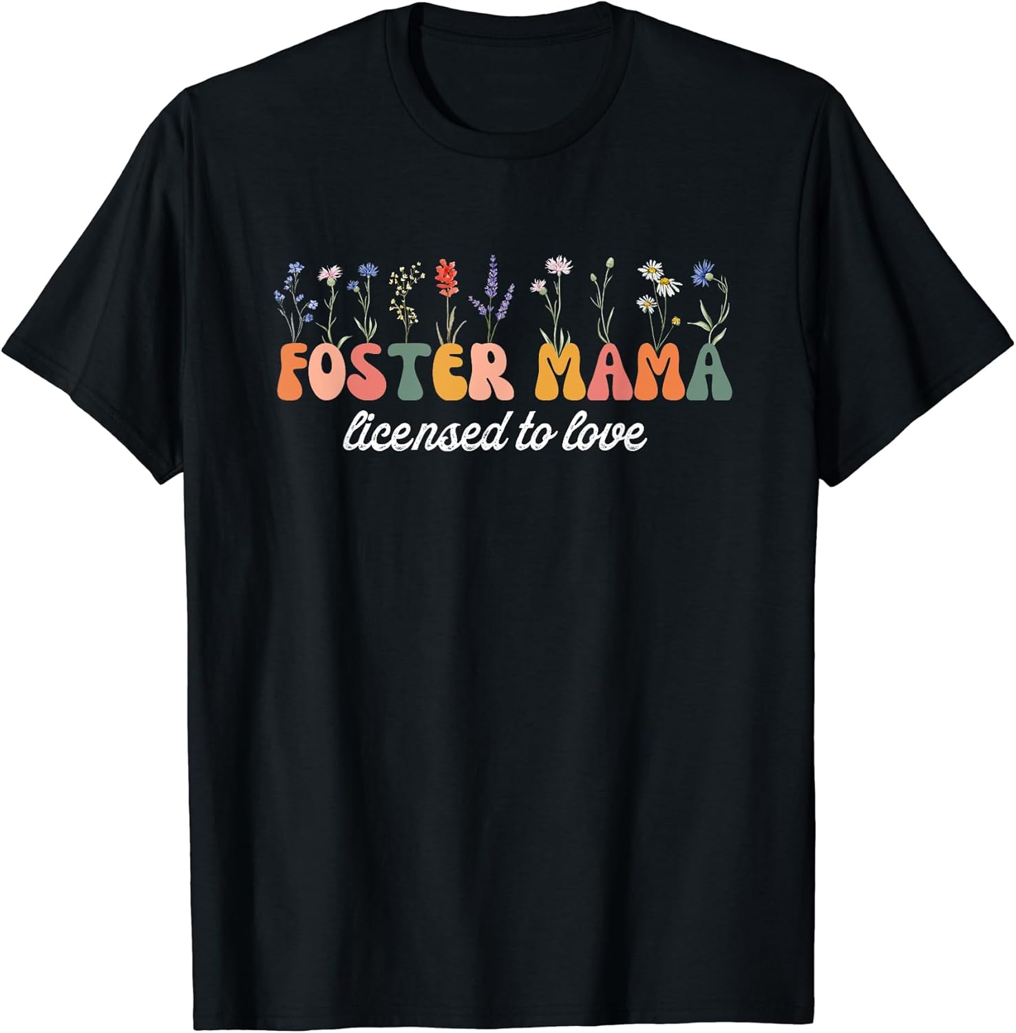 Wildflowers Foster Mama Mom Merch