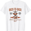 Texas Softball - Back-to-Back Champions Diamond - NCAA T-Shirt