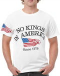 Round Neck Graphic Tees for Men Summer Fall Short Sleeve T-Shirt Basis Tops Blouse