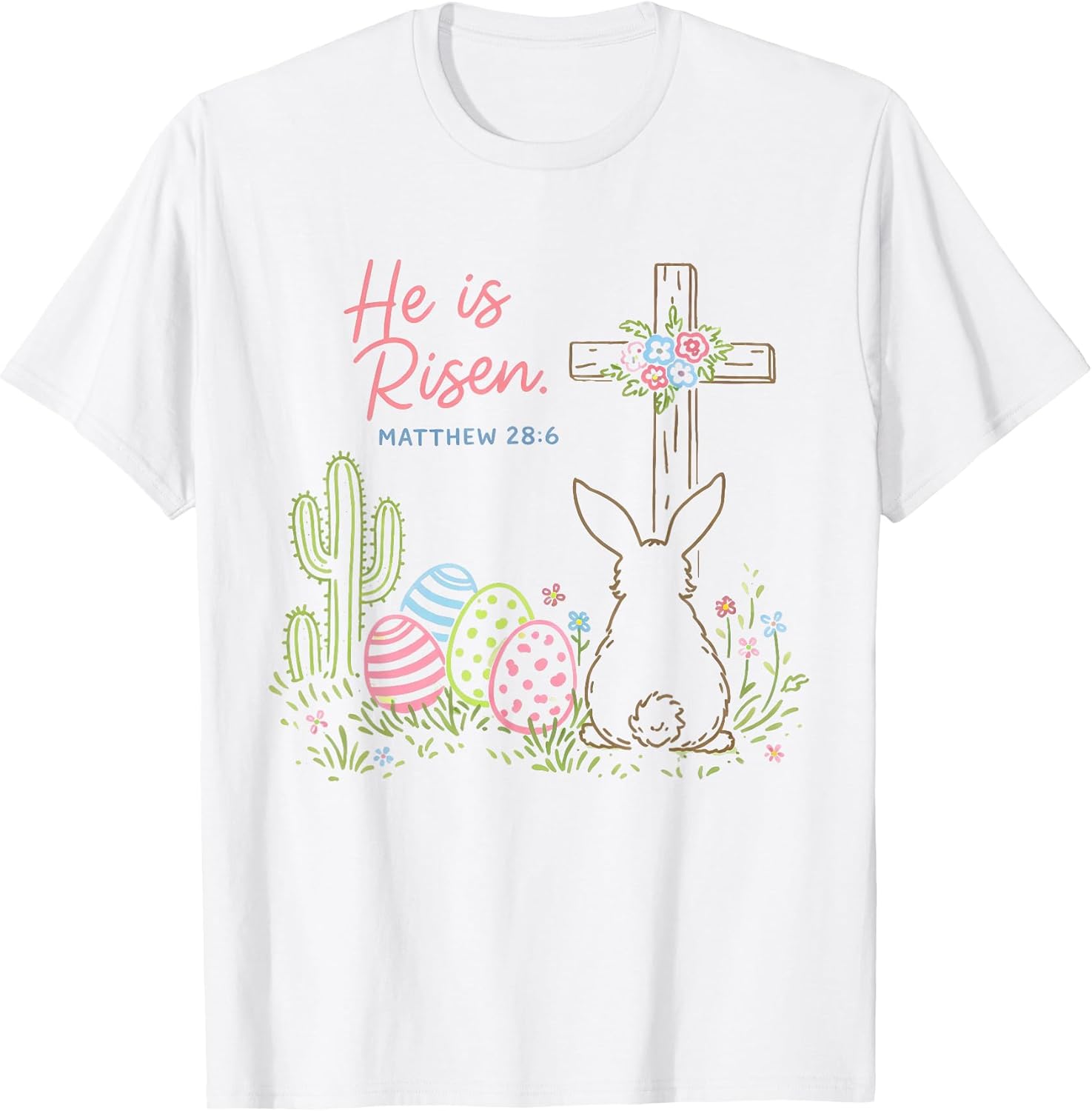 Happy Easter Bow Jesus Faith Christian Gift