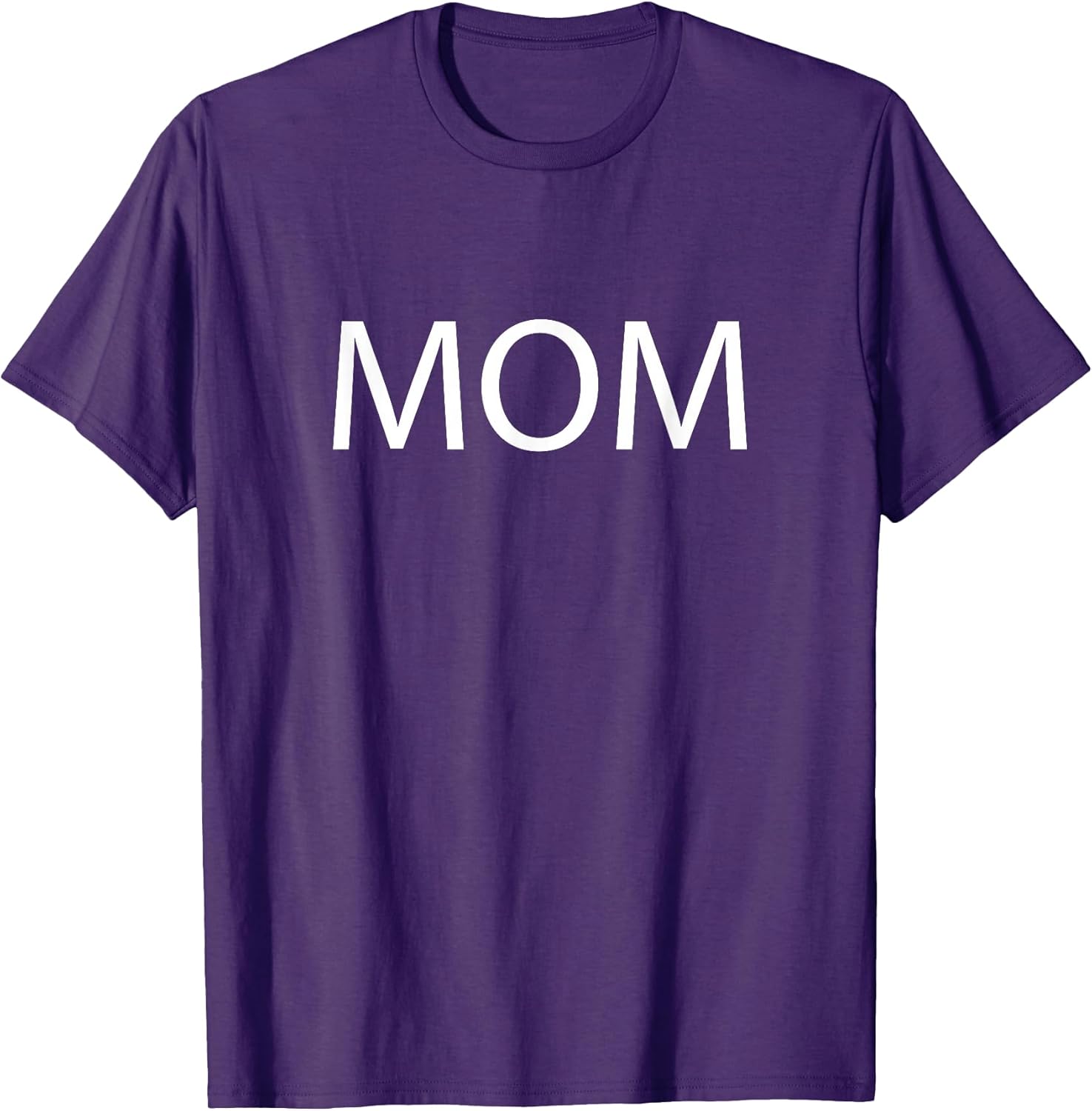 Tee has "MOM" Written on It