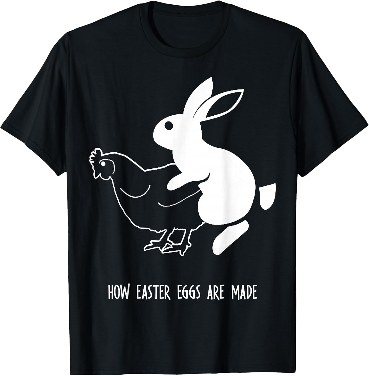 Funny Adult Easter Egg Bunny Tees