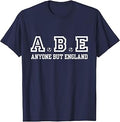 Anyone But England ABE Funny Scottish Football Fan T-Shirt
