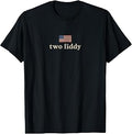 Two Fiddy 2 Fiddy America USA 250th Anniversary 4th of July T-Shirt