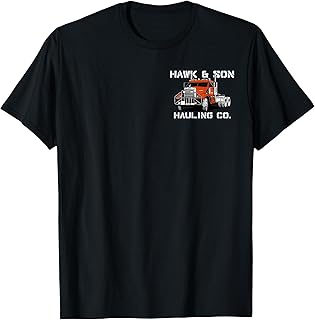Hawk and Son Hauling Company Big Rig Pride 2 Side T-Shirt