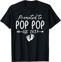 Promoted to Pop Pop Est 2027 First Time Pop Pop T-Shirt