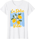 La Dolce Vita Lemon Italian Summer Vacation Vintage T-Shirt