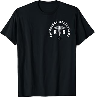 Emergency Department RN Shirt Registered Nurse 2 Sided T-Shirt