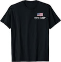 Two Fiddy 4th of July Patriotic 2 Fiddy Front&Back T-Shirt
