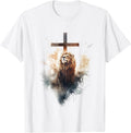Yeshua The Lion of Judah Christian Cross Design