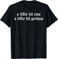 A Little Bit Emo A Little Bit Yeehaw Funny Western Goth T-Shirt
