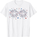 Funny Im Just Here for The Fireworks 4th of July Couple T-Shirt