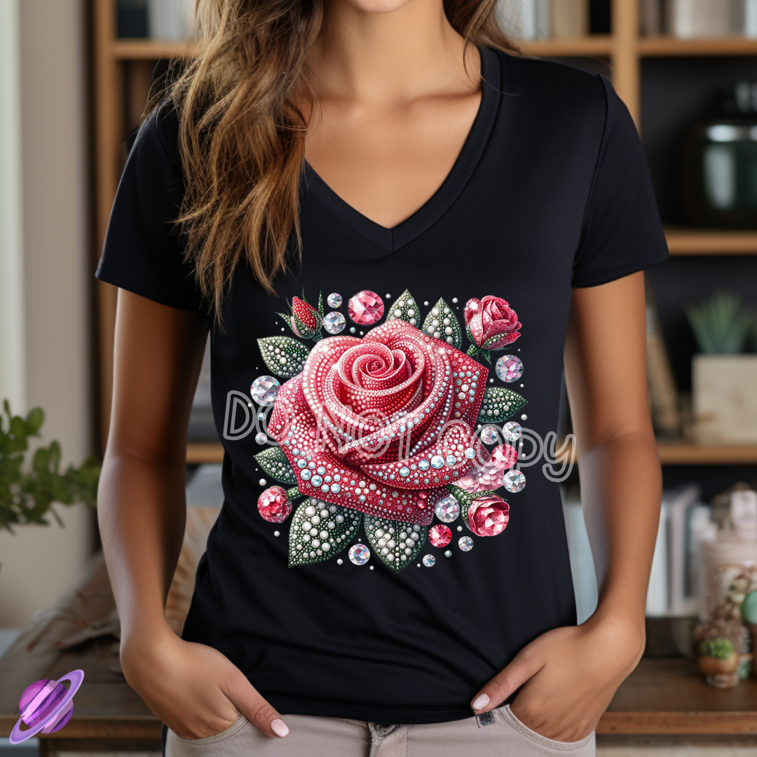 RUBY ROSE TEE VNECK Hoodie, Sweatshirt | PureTeeCo.com (Image 1)