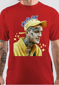 Lil Peep Red T-Shirt Hoodie, Sweatshirt | PureTeeCo.com