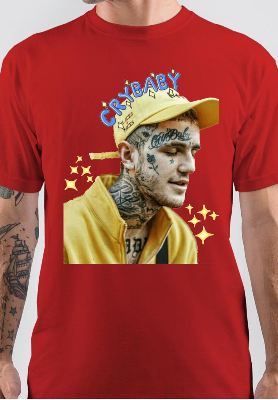 Lil Peep Red T-Shirt Hoodie, Sweatshirt | PureTeeCo.com