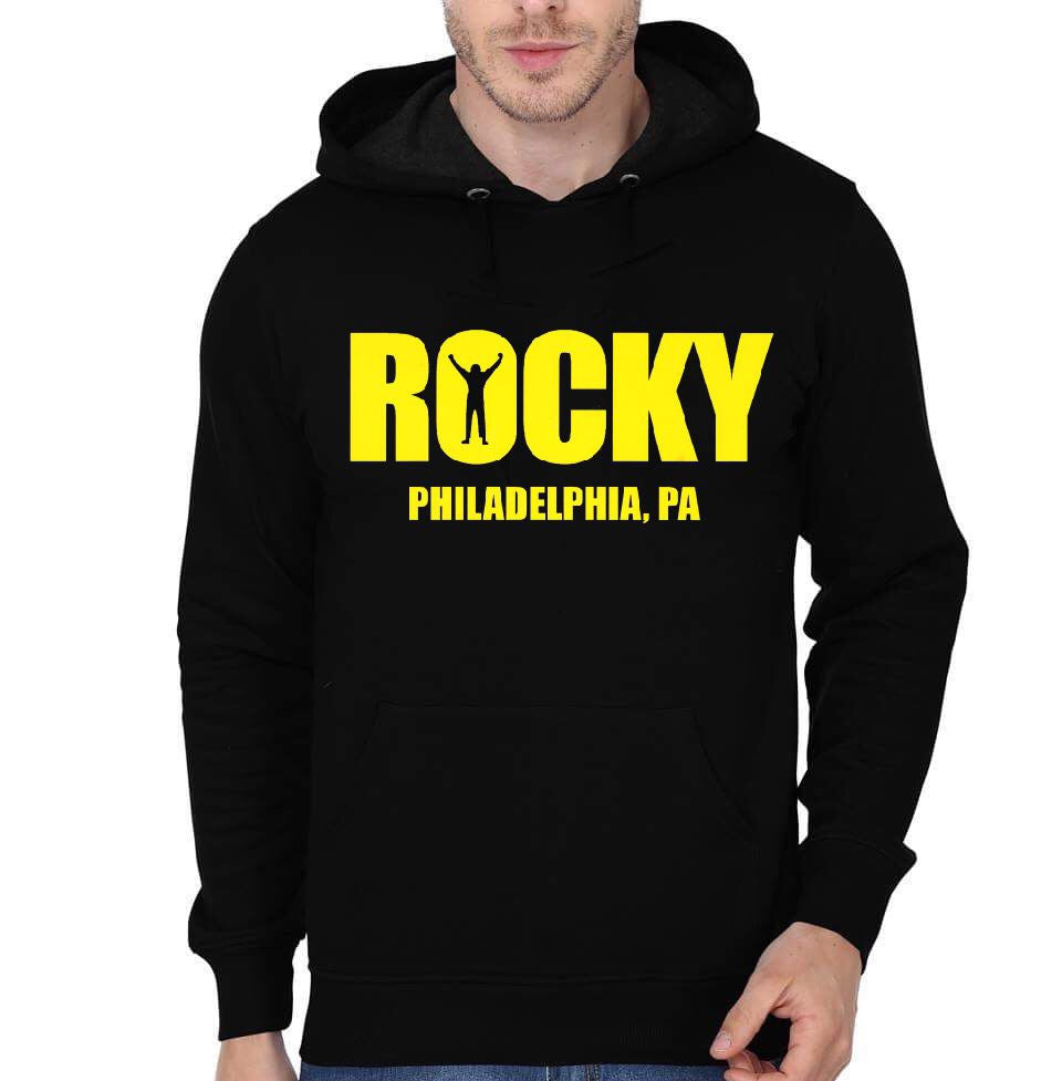 Rocky Black Hoodie T-Shirts, Sweatshirt | PureTeeCo.com