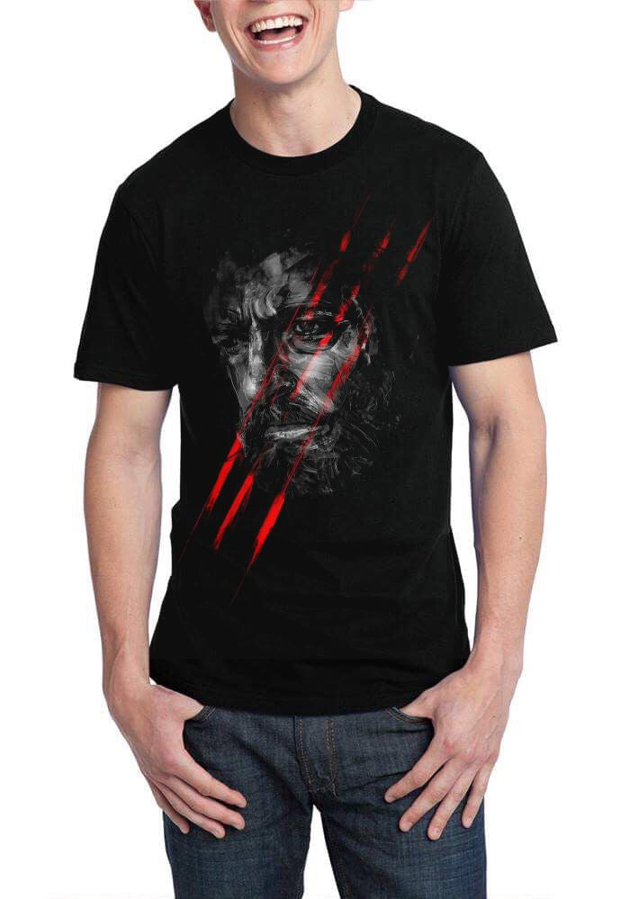Wolverine Logan Black T-Shirt Hoodie, Sweatshirt | PureTeeCo.com