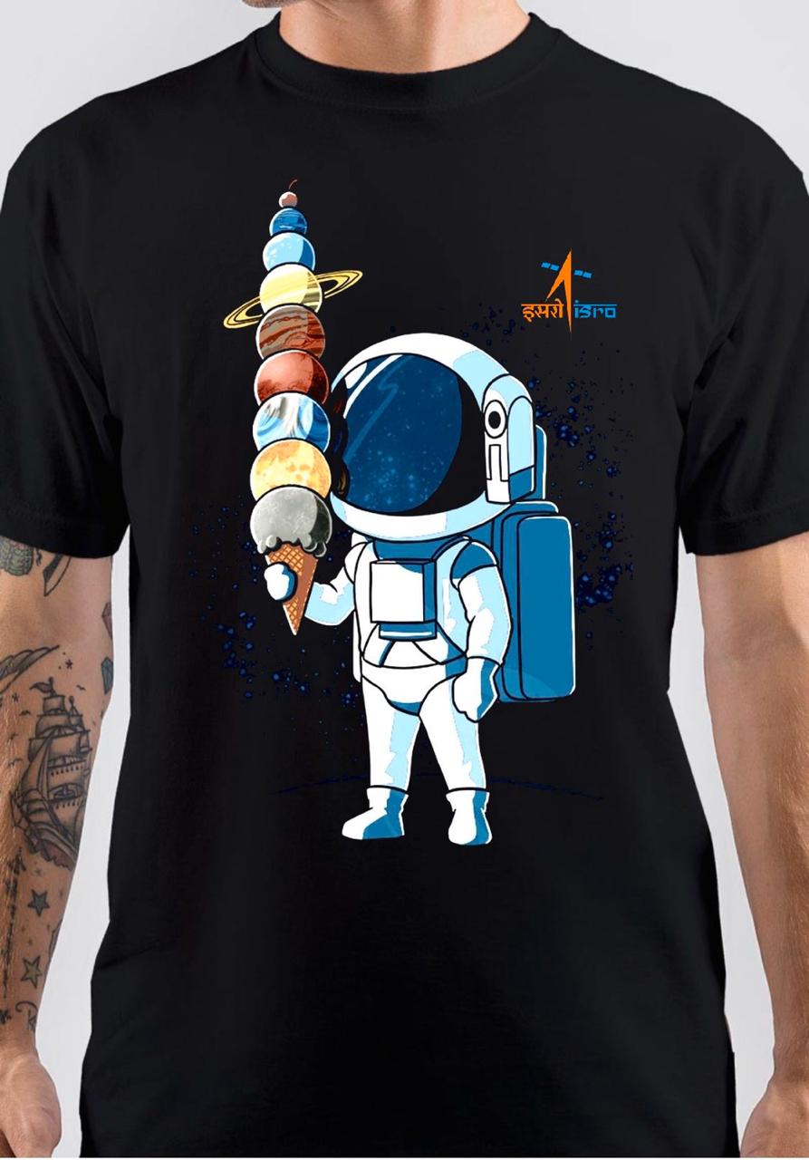 Isro Half Sleeve T-Shirt Hoodie, Sweatshirt | PureTeeCo.com