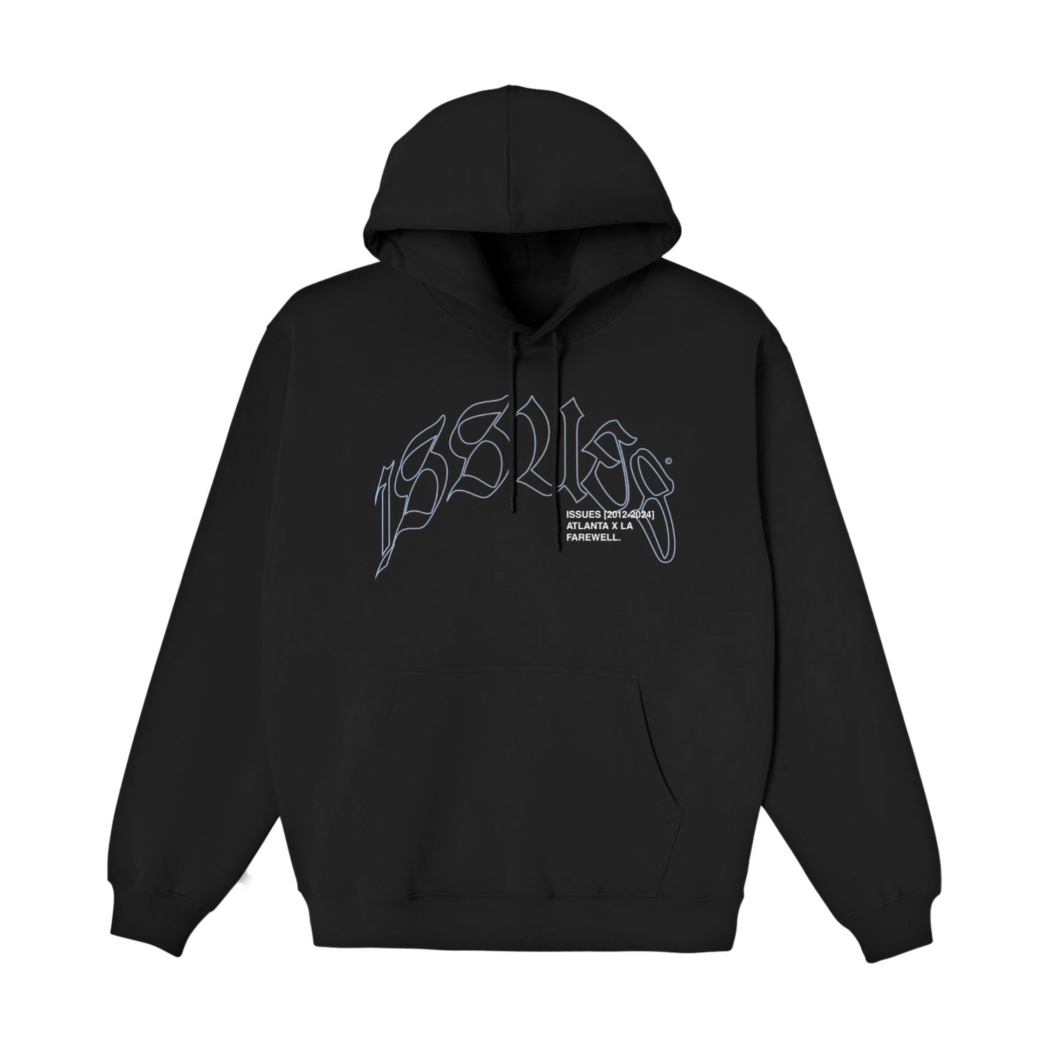 ISSUES - Farewell Black Hoodie T-Shirts, Sweatshirt | PureTeeCo.com (Image 1)