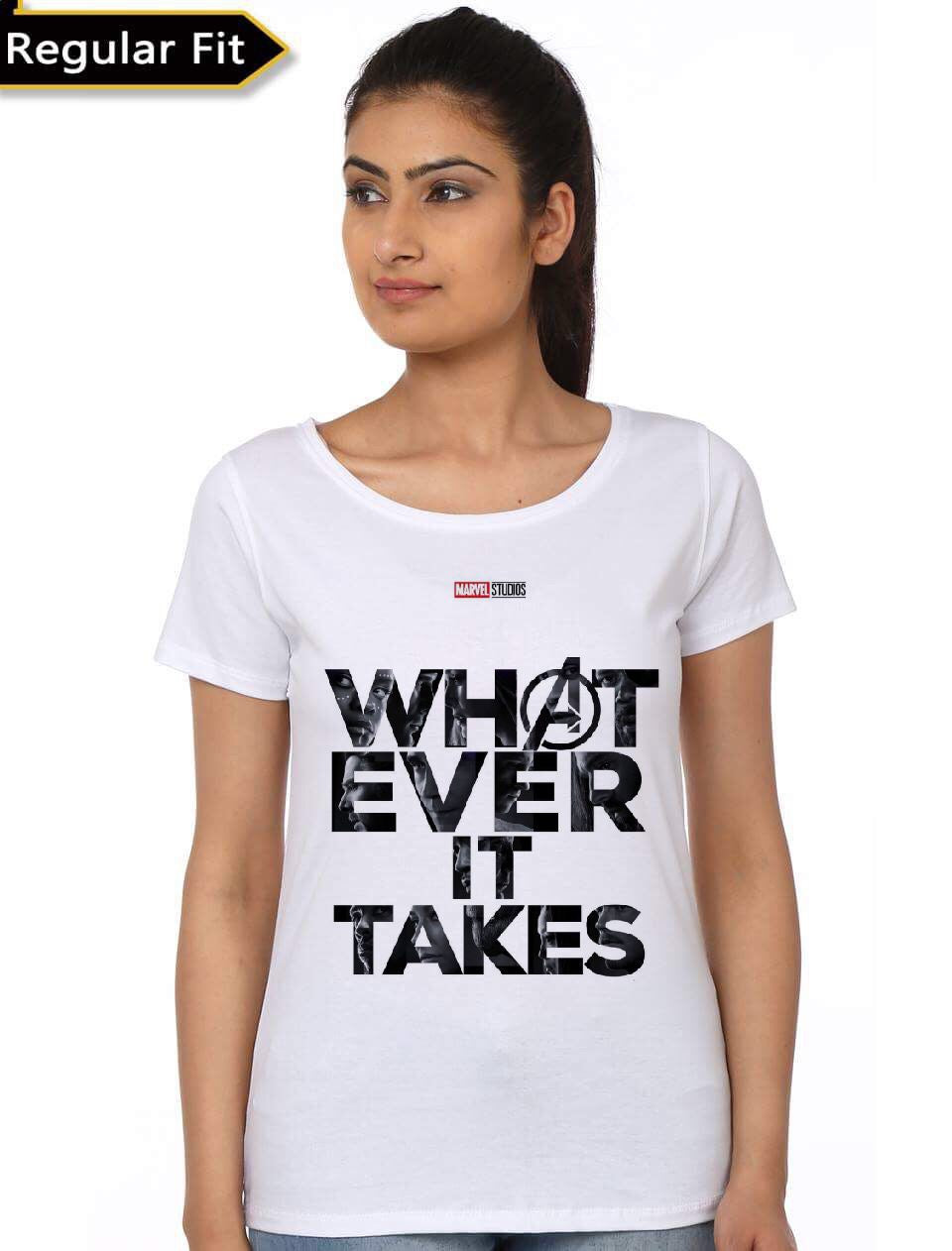 Whatever It Takes Girlâ€™s White T-Shirt Hoodie, Sweatshirt | PureTeeCo.com