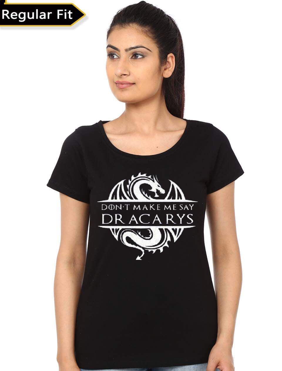 Donâ€™t Make Me Say Dracarys Girls T-Shirt Hoodie, Sweatshirt | PureTeeCo.com