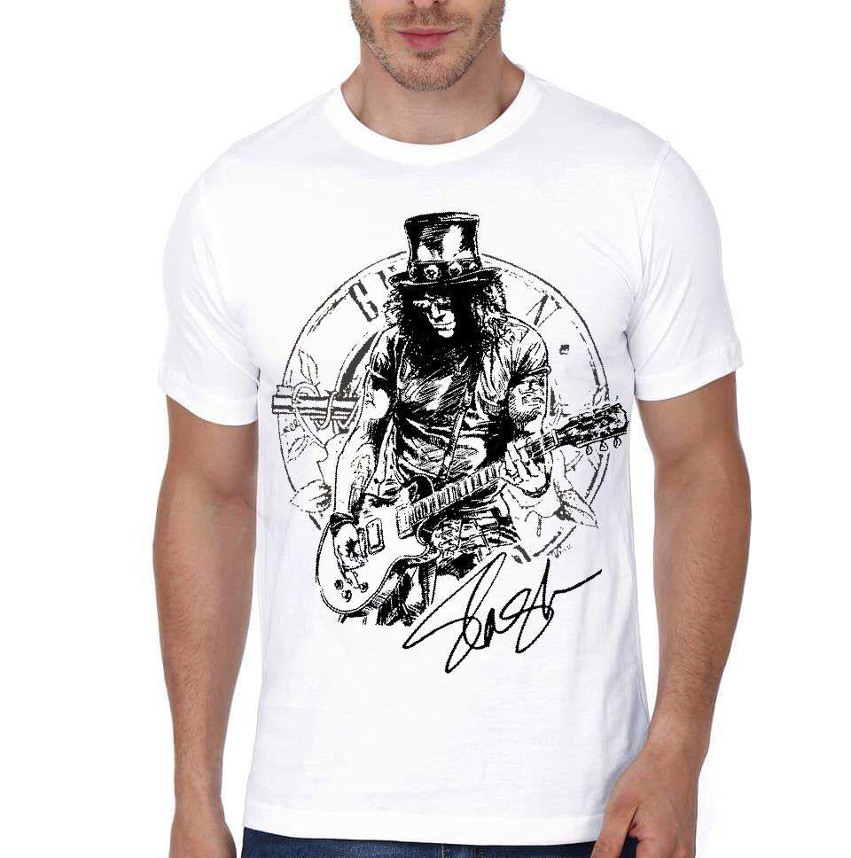 Rock Band Half Sleeve White T-Shirt Hoodie, Sweatshirt | PureTeeCo.com