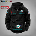 Miami Dolphins Vintage Men Hoodies With Custom Name