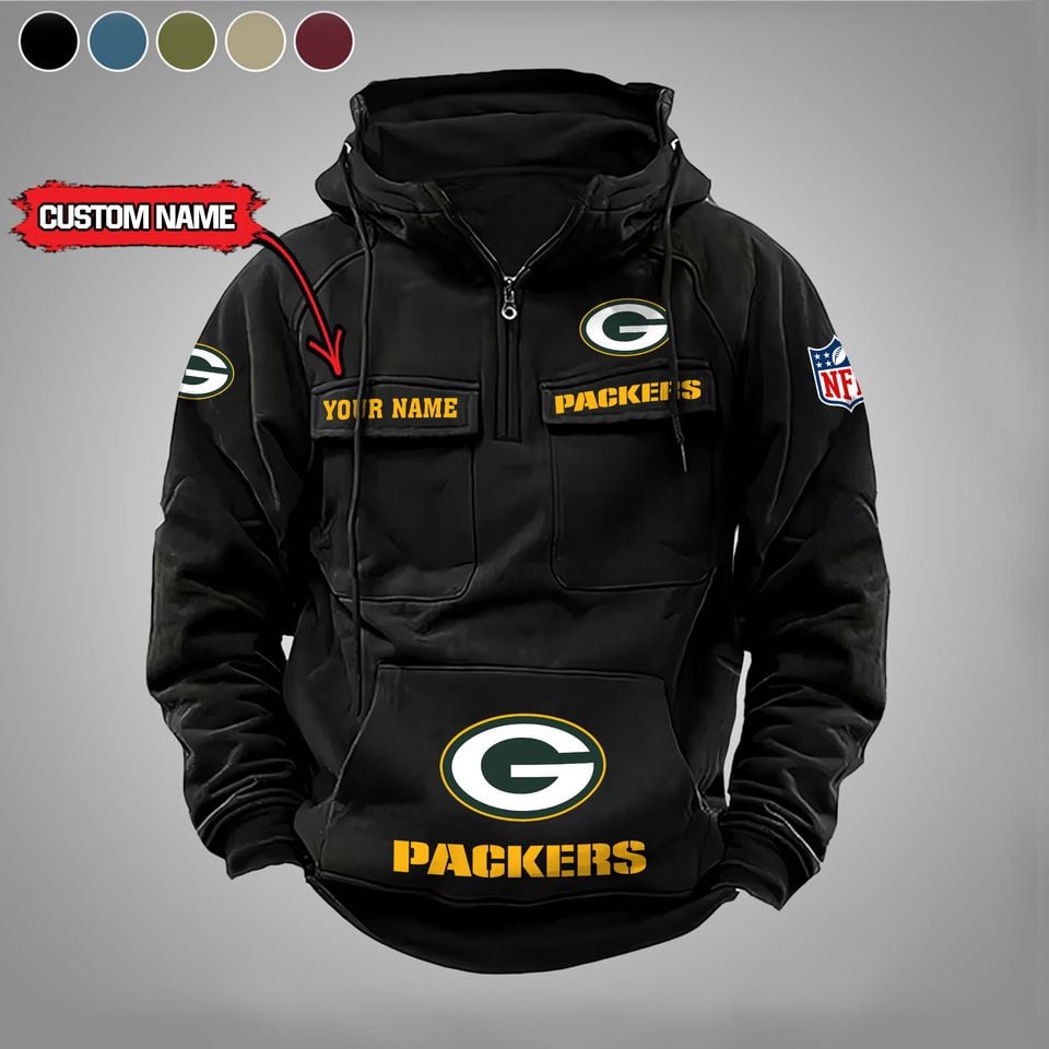 Green Bay Packers Custom Cargo Hoodie
