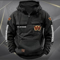 Washington Commanders Custom Name Cargo Hoodie