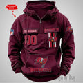 Tampa B Buccaneers Vintage Men Hoodies With Custom Name & Number