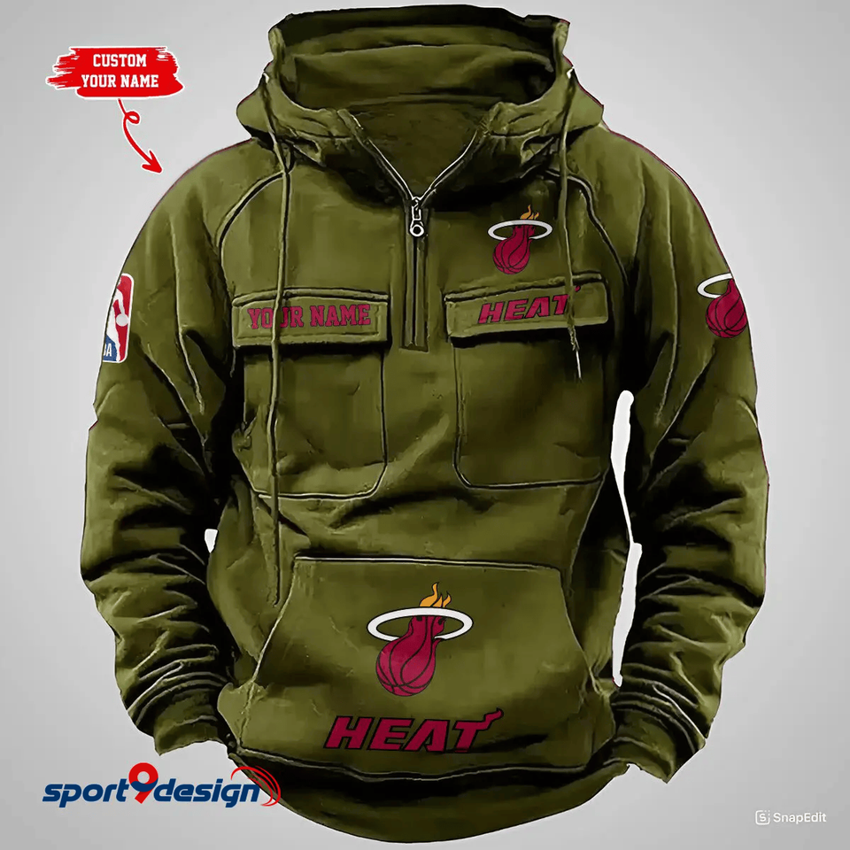 Miami Custom Vintage Cargo Hoodie