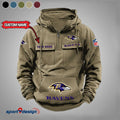 Baltimore Ravens Custom Vintage Cargo Hoodie