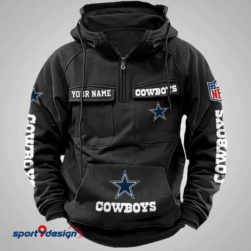 Dallas Cowboys Vintage Men Hoodie AZVMHD100 - Sport9Design