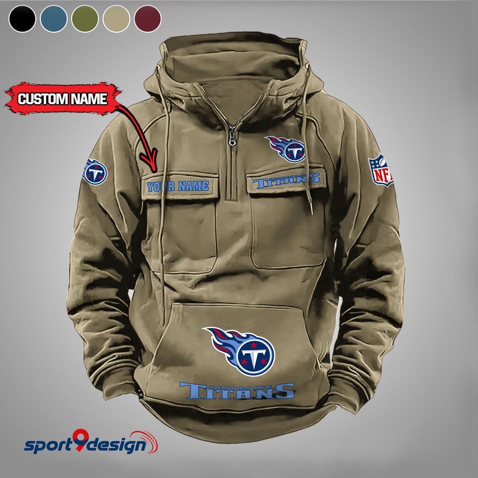 Tennessee Titans Vintage Men Hoodie AZVMHD007 - Sport9Design