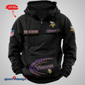 Minnesota Vikings Vintage Men Hoodie AZVMHD128 - Sport9Design