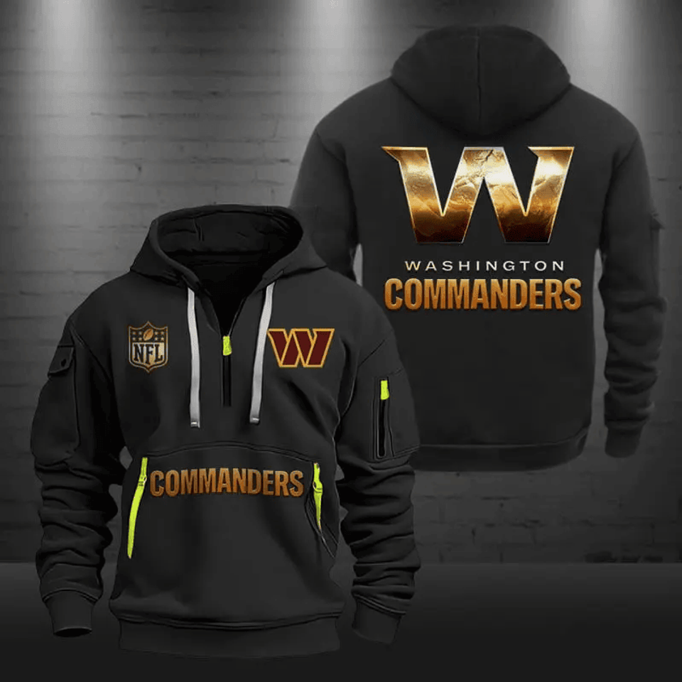 Washington Commanders Tactical Hoodie, Football Fan Hoodie, Military Style Sweatshirt