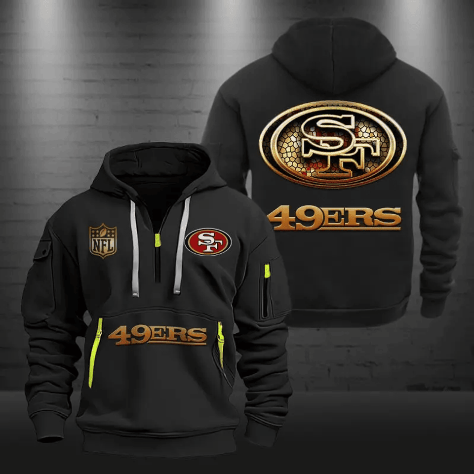 San Francisco 49.ers Tactical Hoodie, Football Fan Hoodie, Military Style Sweatshirt