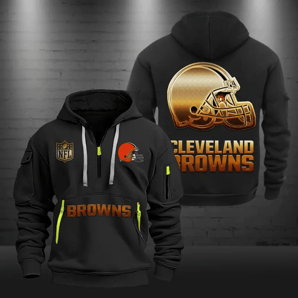 Clevelands Browns Tactical Hoodie, Football Fan Hoodie, Military Style Sweatshirt