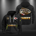 KC Chiefs Tactical Hoodie, Football Fan Hoodie, Military Style Sweatshirt