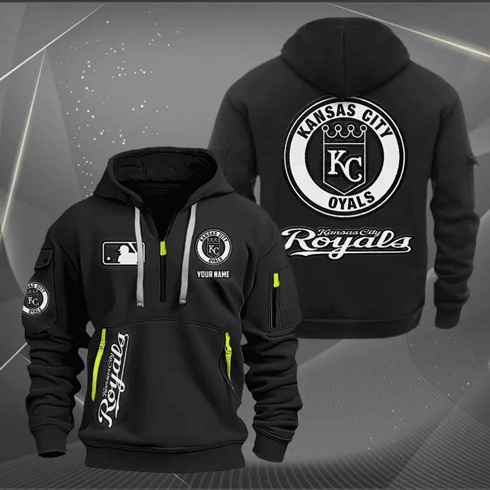 KC Royals Tactical Hoodie, Baseball Fan Hoodie, Military Style Sweatshirt