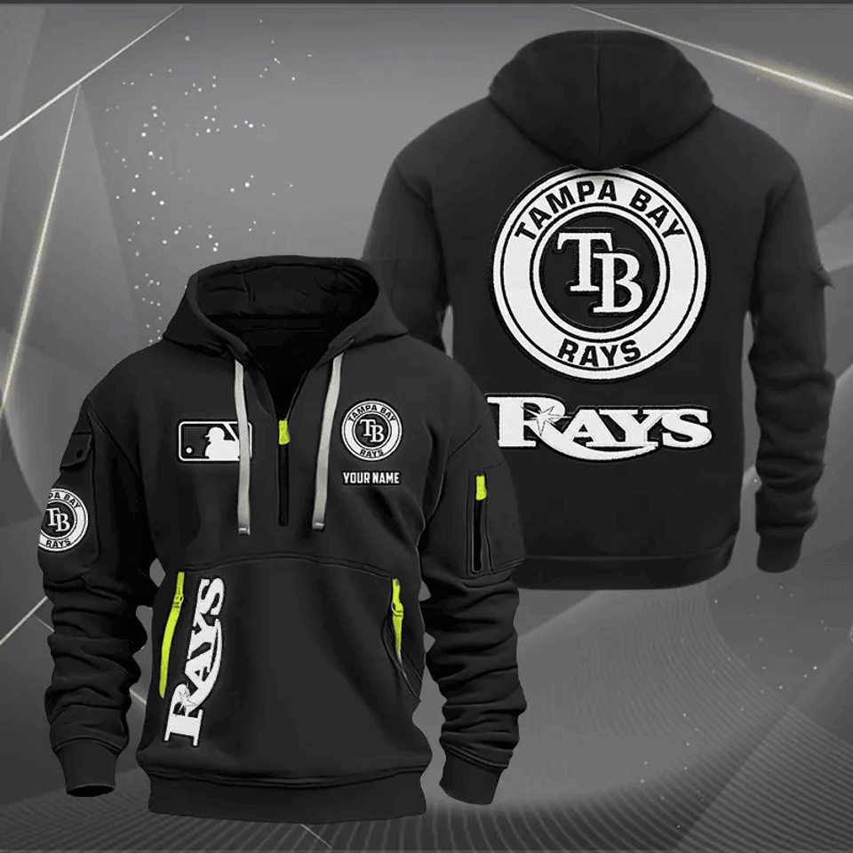 Tampa Bay Rays Tactical Hoodie, Baseball Fan Hoodie, Military Style Sweatshirt