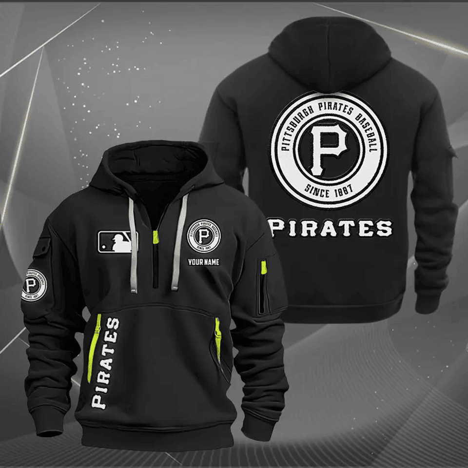 Pittsburgh Pirates Tactical Hoodie, Baseball Fan Hoodie, Military Style Sweatshirt