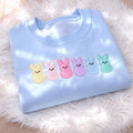 Embroidered Peep My Shirt, Easter Bunny Peeps Sweatshirt, Egg Hunt Crewneck