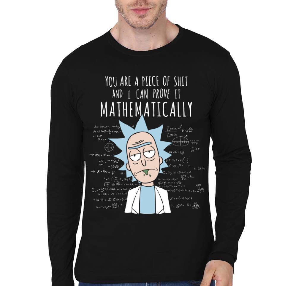 Rick Full Sleeve T-Shirt Hoodie, Sweatshirt | PureTeeCo.com