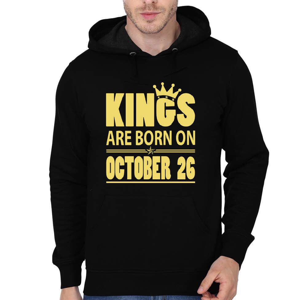 Kings Are Born On October 26 Hoodie T-Shirts, Sweatshirt | PureTeeCo.com