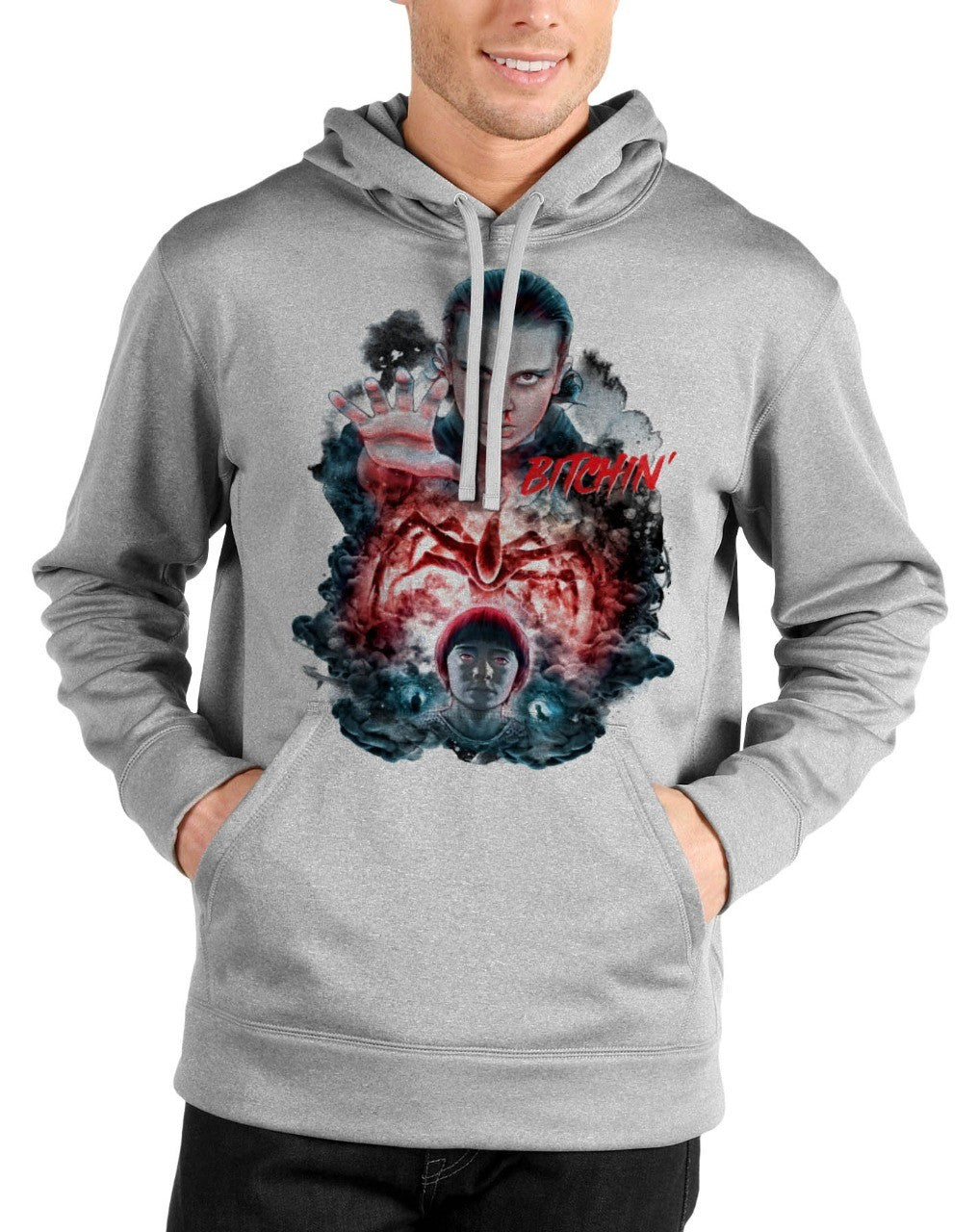 Bitchin Eleven Grey Hoodie T-Shirts, Sweatshirt | PureTeeCo.com